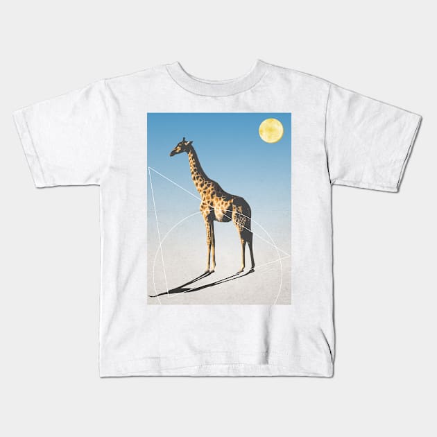 Giraffe Kids T-Shirt by vocej